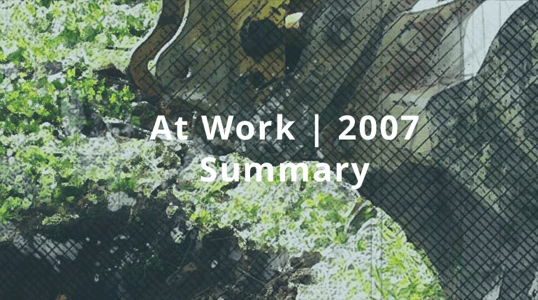 At Work | 2007 - Summary