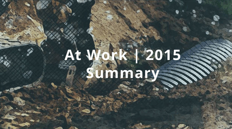 At Work | 2015 - Summary